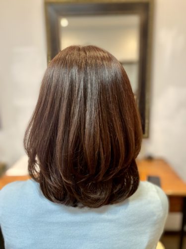 50代ミディアムパーマ