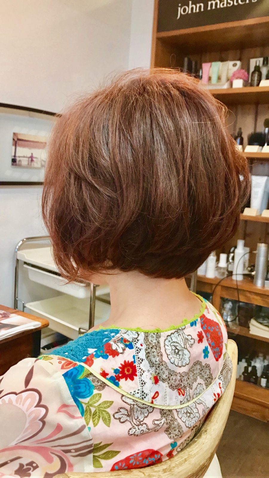 50代大人可愛いパーマ