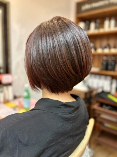 50代ショートボブ