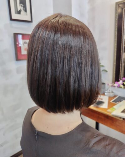 ６０代ミディアムボブ