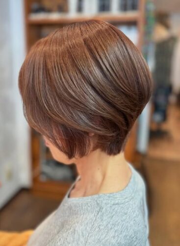 50代大人可愛いショート