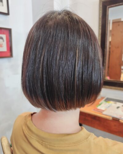 50代ショートボブ